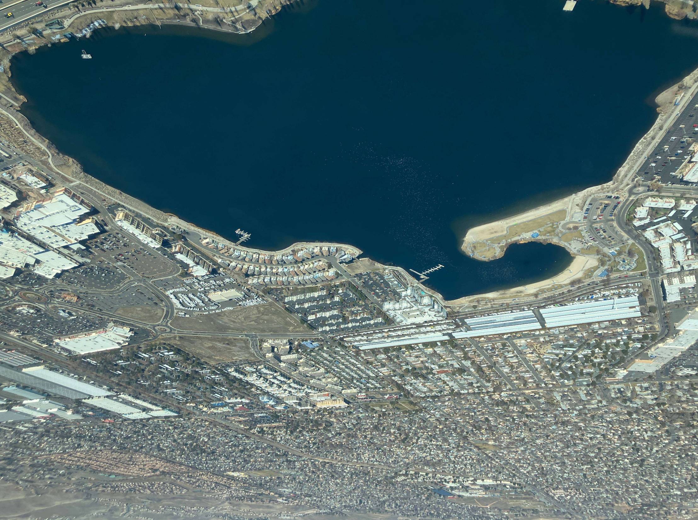 Aerial View of the Sparks Marina
